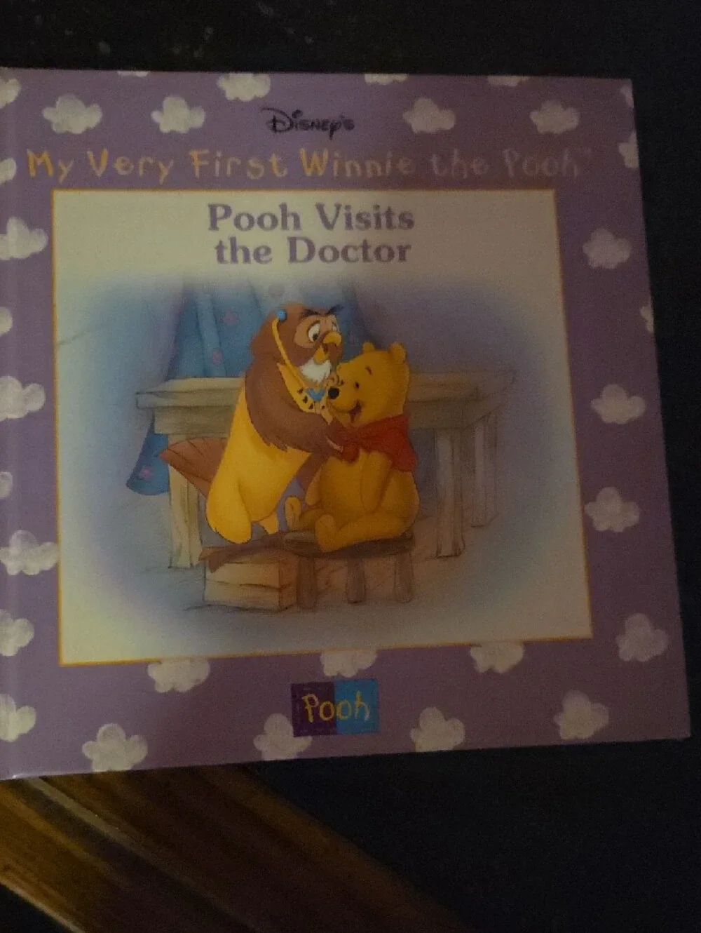 2 Disney Winnie the Pooh Mini Story Books - Lavender Covers